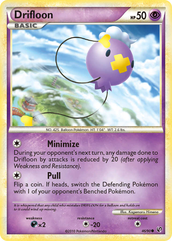 Drifloon (46/90) [HeartGold & SoulSilver: Undaunted] | Black Swamp Games