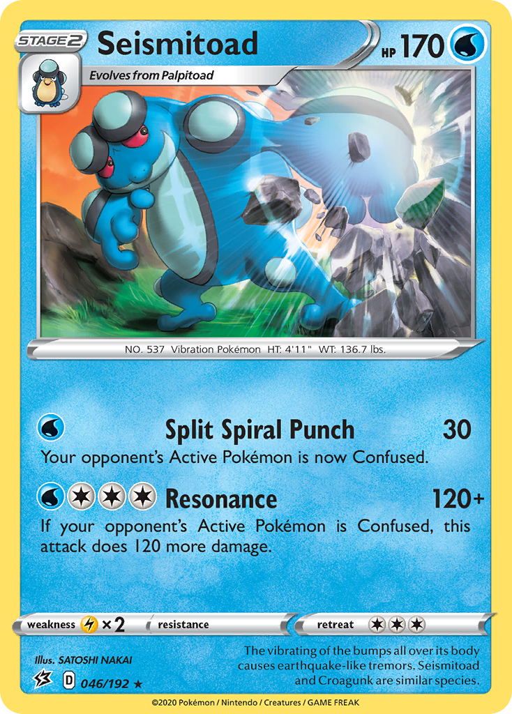 Seismitoad (046/192) [Sword & Shield: Rebel Clash] | Black Swamp Games