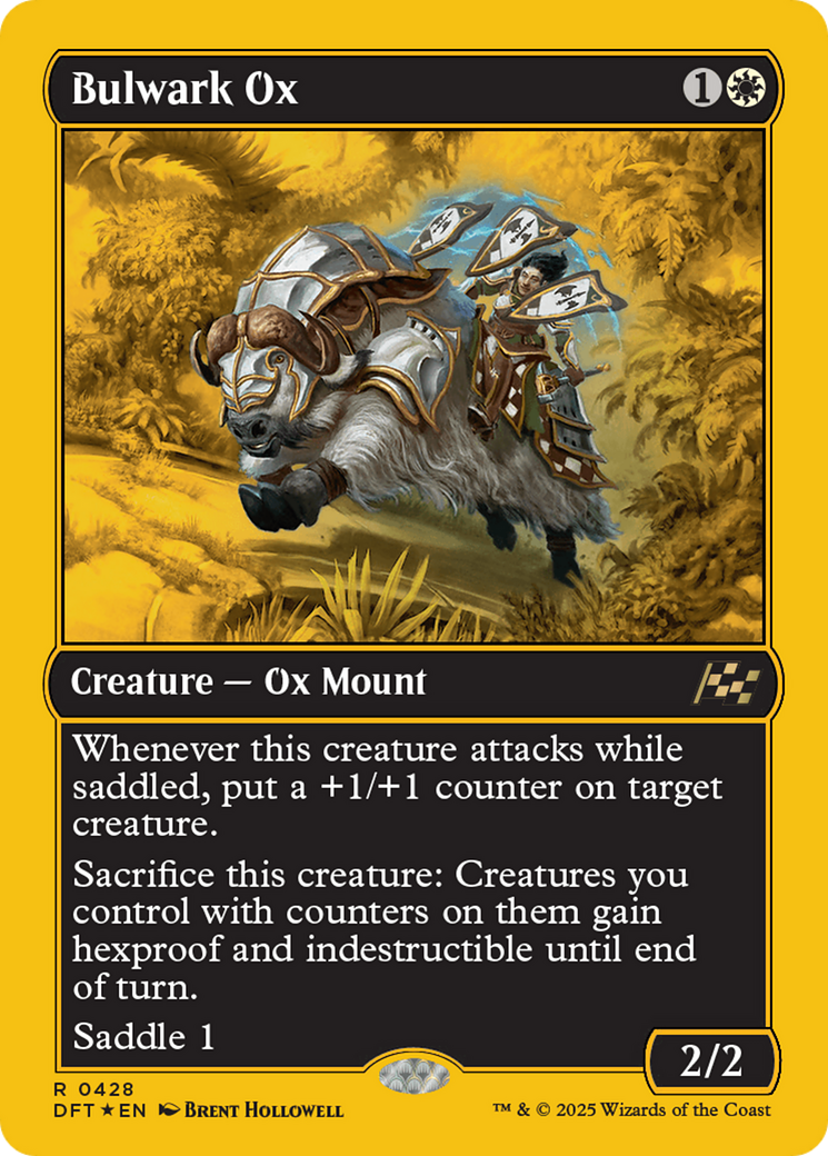 Bulwark Ox (First-Place Foil) [Aetherdrift] | Black Swamp Games
