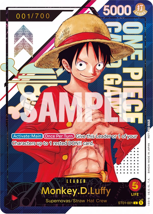 Monkey.D.Luffy (Serial Number) [One Piece Promotion Cards] | Black Swamp Games