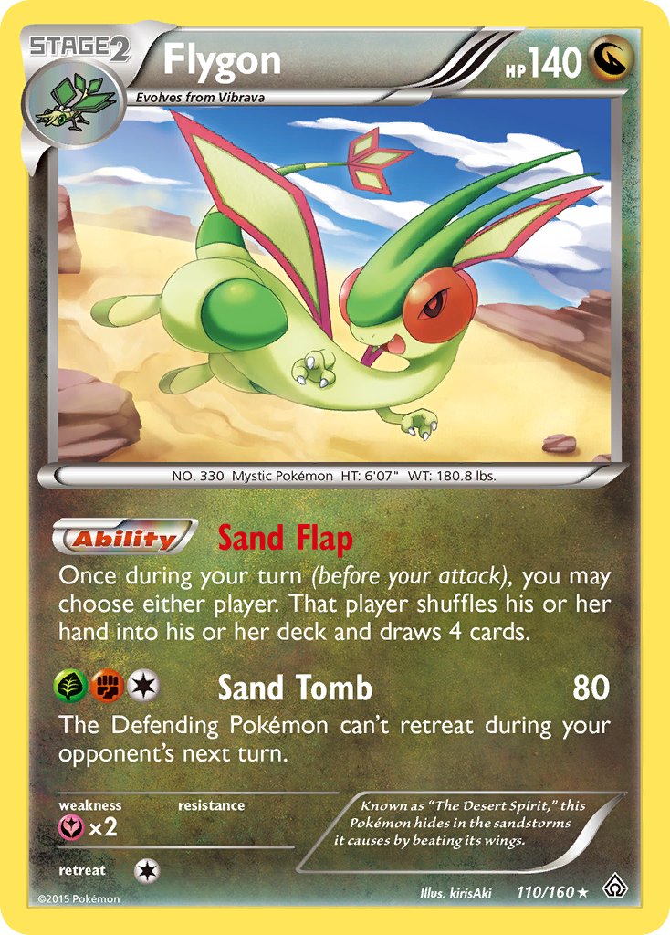 Flygon (110/160) (Cosmos Holo) (Blister Exclusive) [XY: Primal Clash] | Black Swamp Games