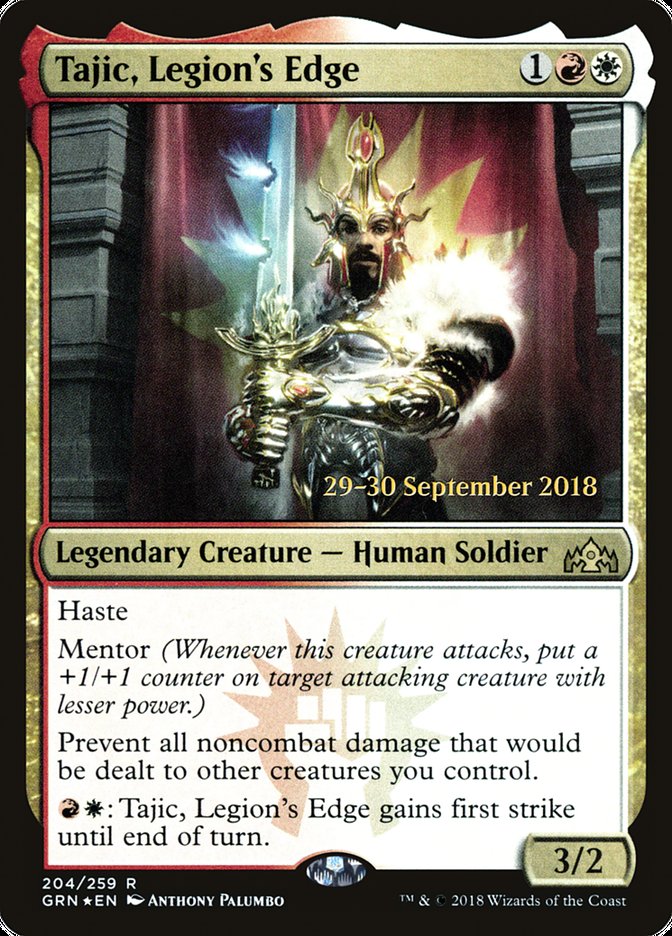 Tajic, Legion's Edge [Guilds of Ravnica Prerelease Promos] | Black Swamp Games