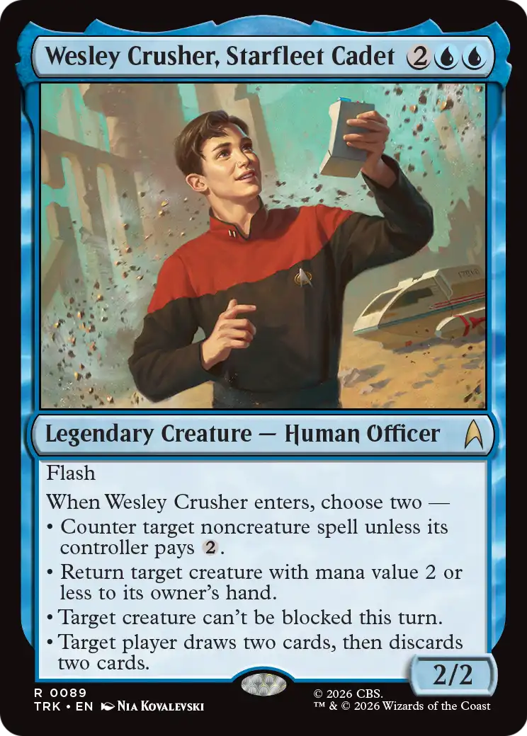 Wesley Crusher, Starfleet Cadet [Star Trek] | Black Swamp Games