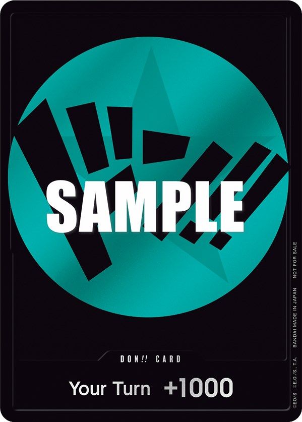 DON!! Card (Teal) [One Piece Promotion Cards] | Black Swamp Games