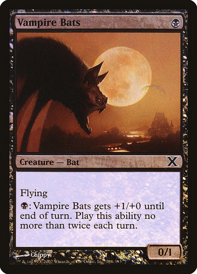 Vampire Bats (Premium Foil) [Tenth Edition] | Black Swamp Games