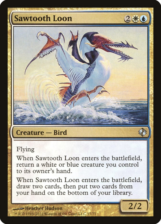 Sawtooth Loon [Duel Decks: Venser vs. Koth] | Black Swamp Games