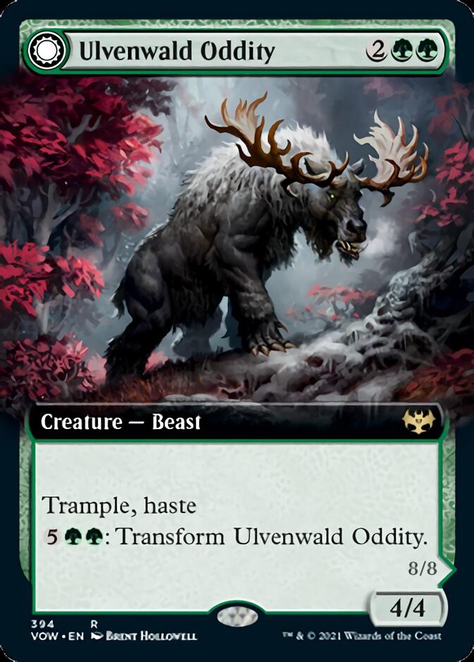 Ulvenwald Oddity // Ulvenwald Behemoth (Extended Art) [Innistrad: Crimson Vow] | Black Swamp Games