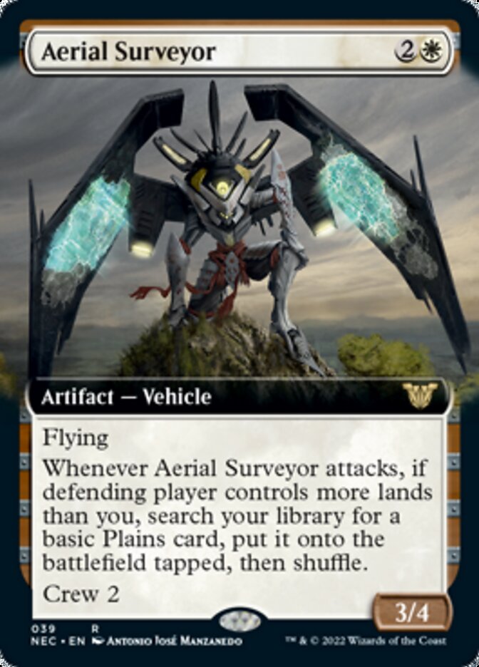 Aerial Surveyor (Extended Art) [Kamigawa: Neon Dynasty Commander] | Black Swamp Games