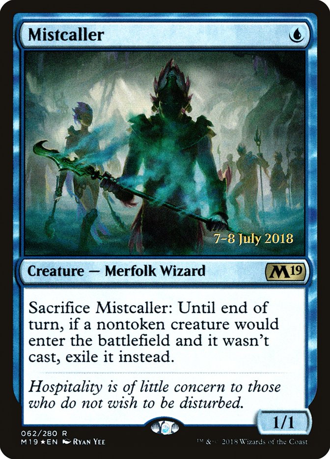 Mistcaller [Core Set 2019 Prerelease Promos] | Black Swamp Games
