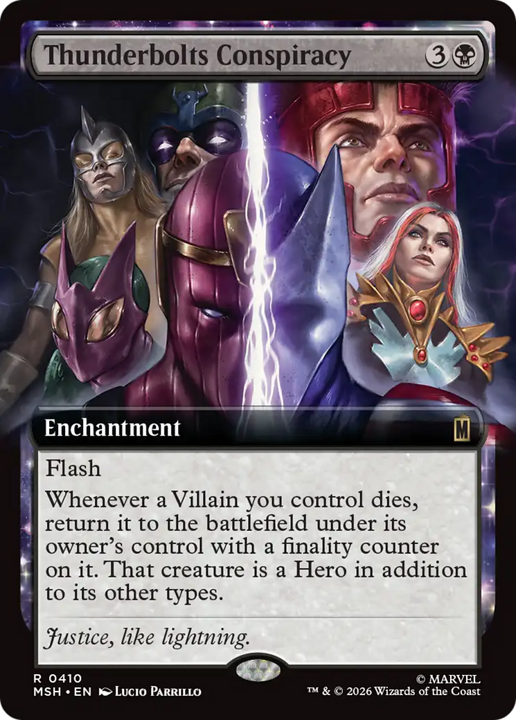 Thunderbolts Conspiracy (Extended Art) [Marvel Super Heroes] | Black Swamp Games