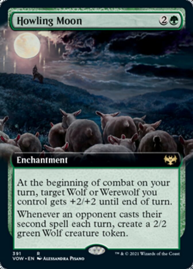 Howling Moon (Extended Art) [Innistrad: Crimson Vow] | Black Swamp Games