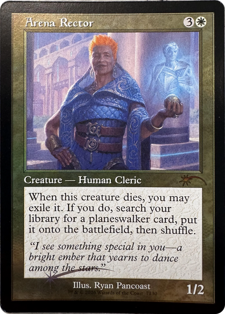 Arena Rector (Retro Frame) [Secret Lair Drop Series] | Black Swamp Games