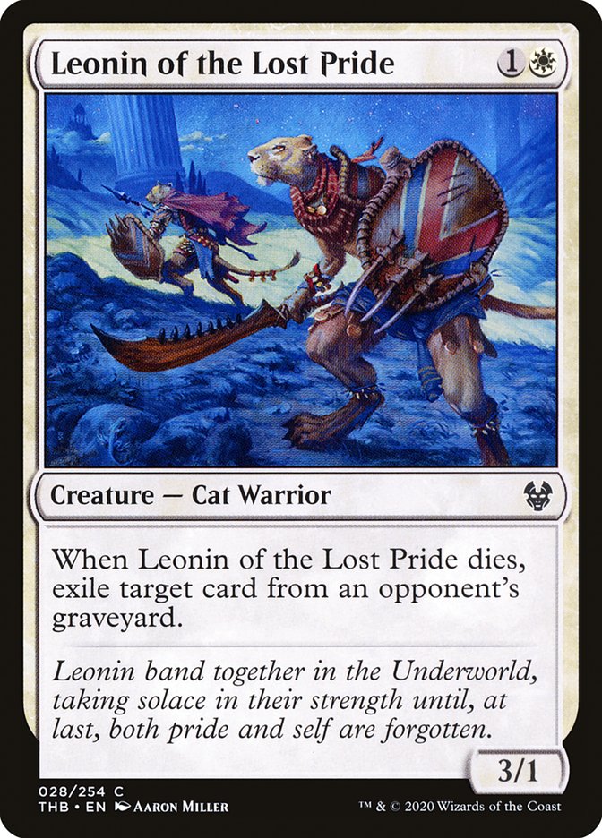 Leonin of the Lost Pride [Theros Beyond Death] | Black Swamp Games