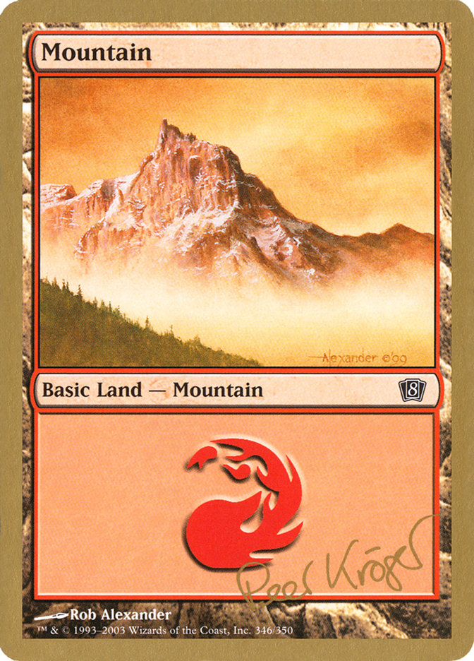 Mountain (pk346) (Peer Kroger) [World Championship Decks 2003] | Black Swamp Games