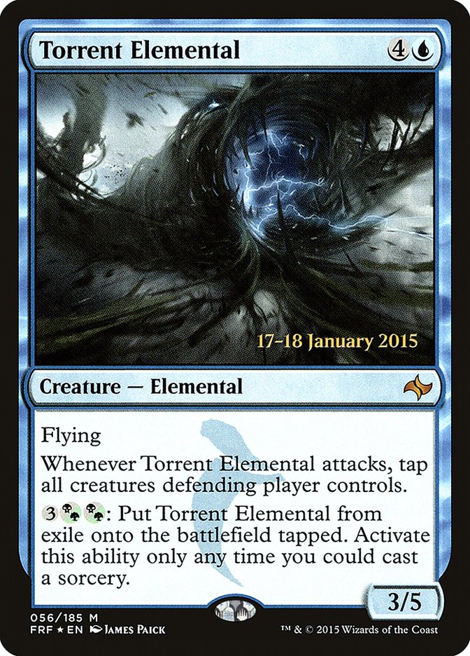 Torrent Elemental [Fate Reforged Prerelease Promos] | Black Swamp Games