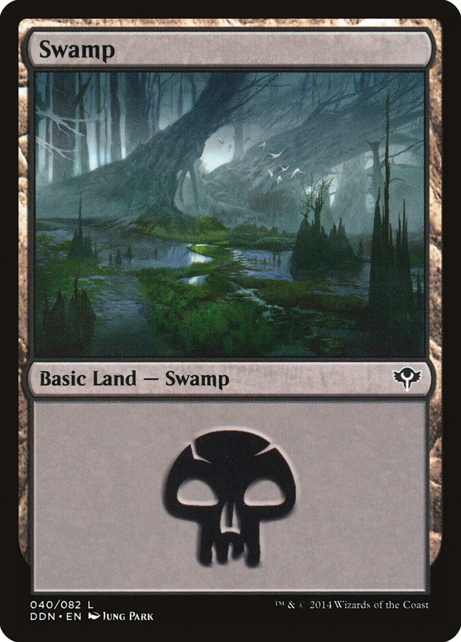 Swamp (40) [Duel Decks: Speed vs. Cunning] | Black Swamp Games