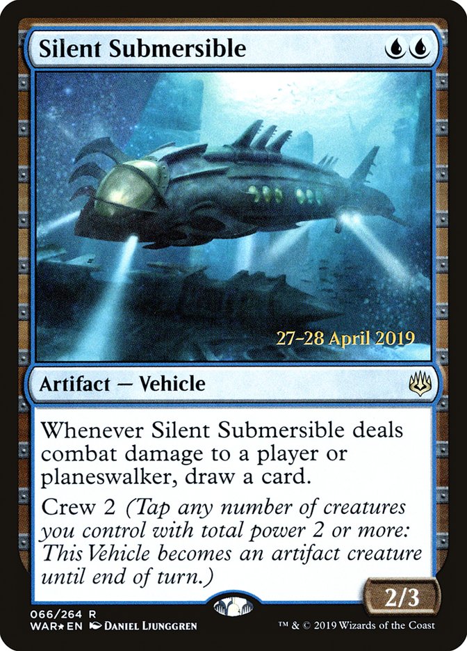 Silent Submersible [War of the Spark Prerelease Promos] | Black Swamp Games
