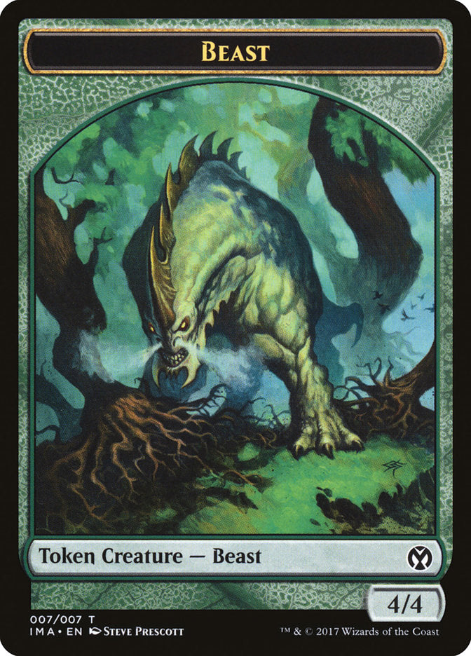Beast Token [Iconic Masters Tokens] | Black Swamp Games