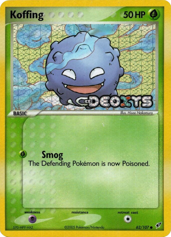 Koffing (62/107) (Stamped) [EX: Deoxys] | Black Swamp Games