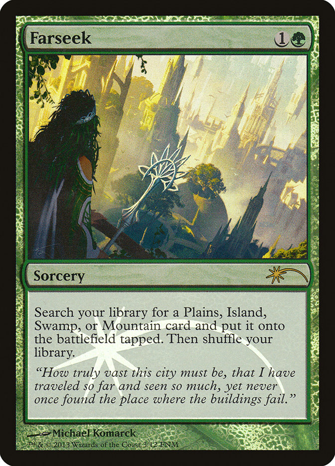Farseek [Friday Night Magic 2013] | Black Swamp Games