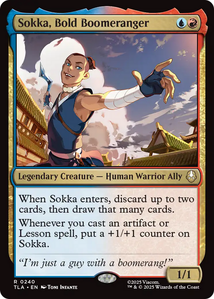 Sokka, Bold Boomeranger [Avatar: The Last Airbender] | Black Swamp Games