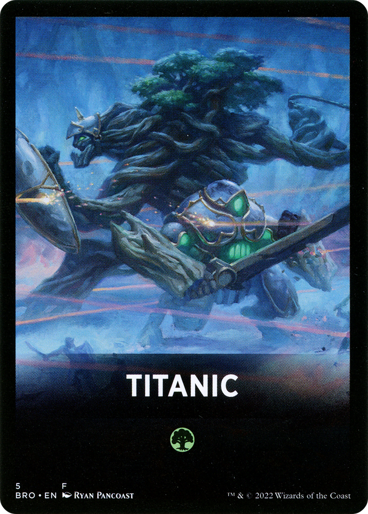Titanic Theme Card [The Brothers' War Tokens] | Black Swamp Games