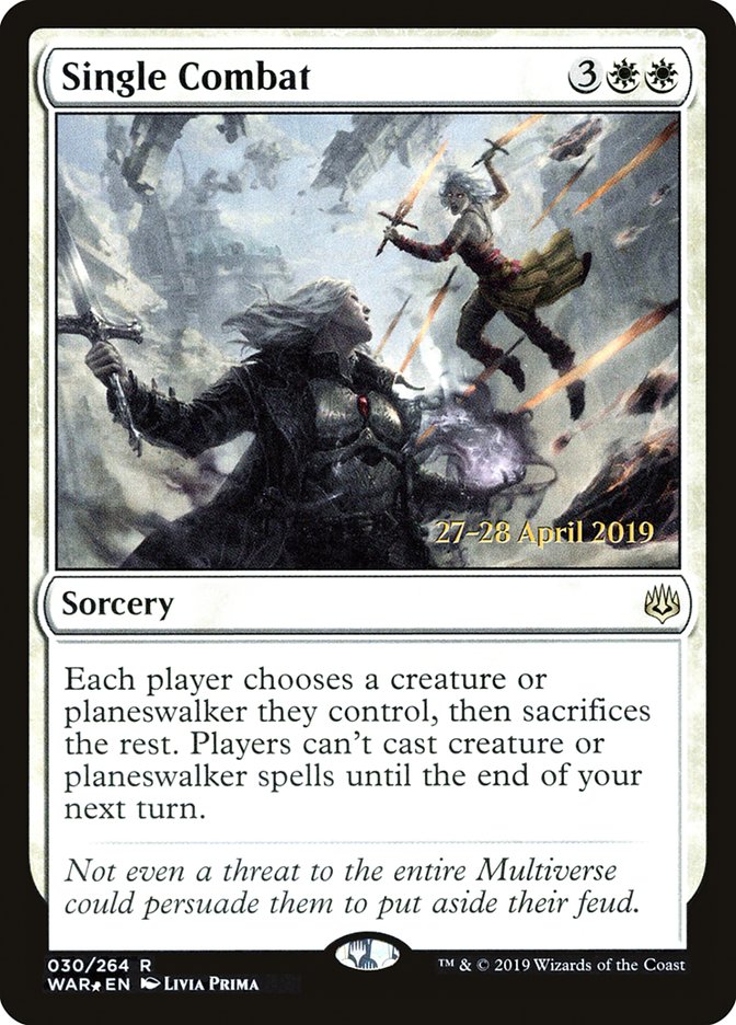 Single Combat [War of the Spark Prerelease Promos] | Black Swamp Games