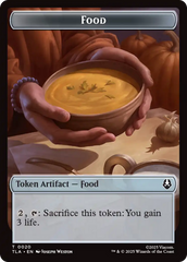 Food (0020) // Ally (0007) Double-Sided Token [Avatar: The Last Airbender Tokens] | Black Swamp Games