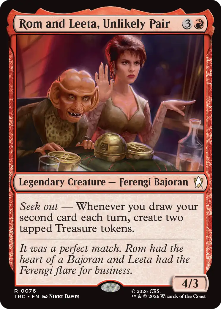 Rom and Leeta, Unlikely Pair (Surge Foil) [Star Trek Commander] | Black Swamp Games