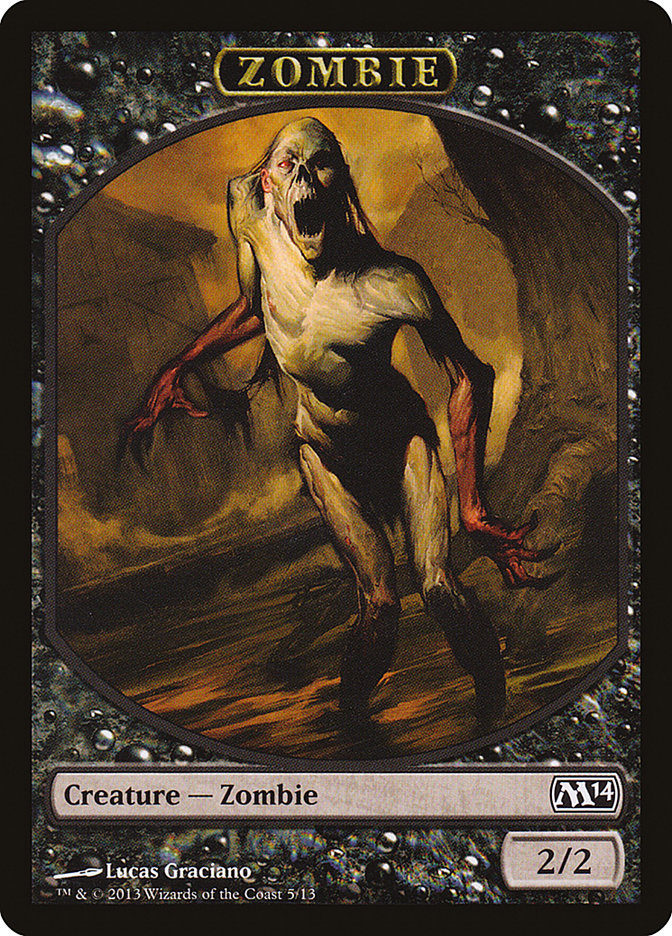 Zombie Token [Magic 2014 Tokens] | Black Swamp Games