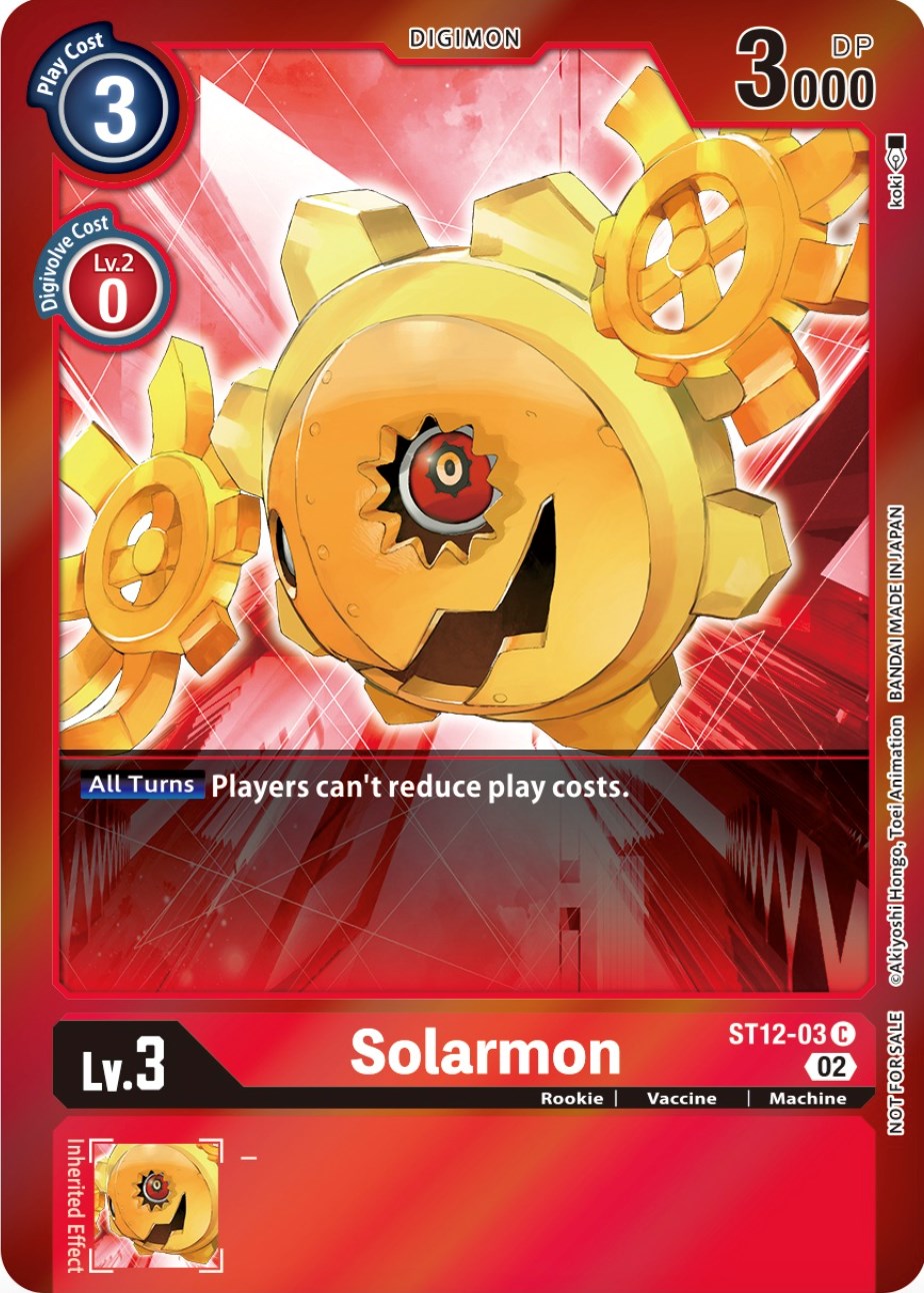 Solarmon [ST12-03] (Event Pack 4) [Starter Deck: Jesmon Promos] | Black Swamp Games