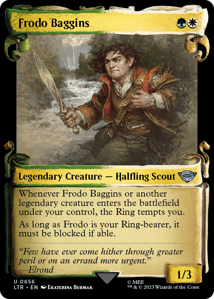 Frodo Baggins [The Lord of the Rings: Tales of Middle-Earth Showcase Scrolls] | Black Swamp Games