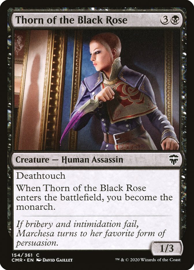 Thorn of the Black Rose [Commander Legends] | Black Swamp Games
