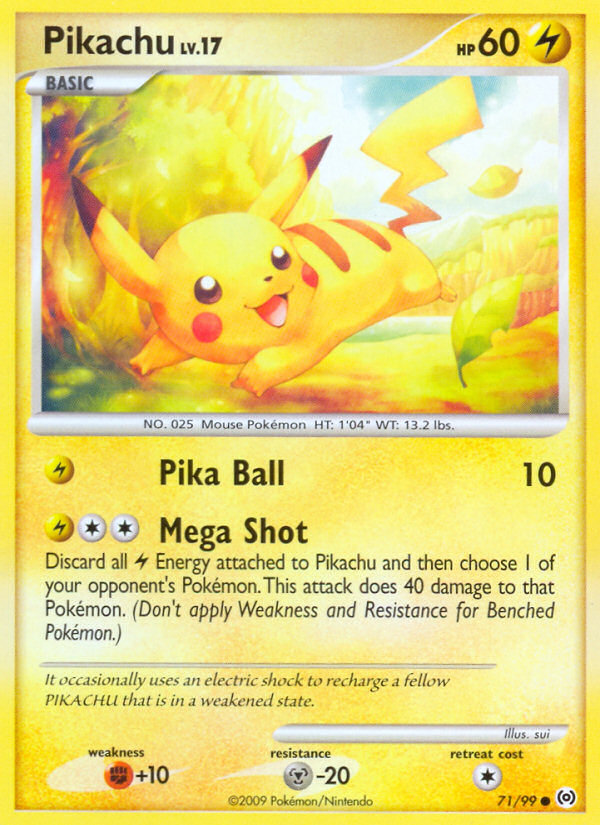 Pikachu (71/99) [Platinum: Arceus] | Black Swamp Games