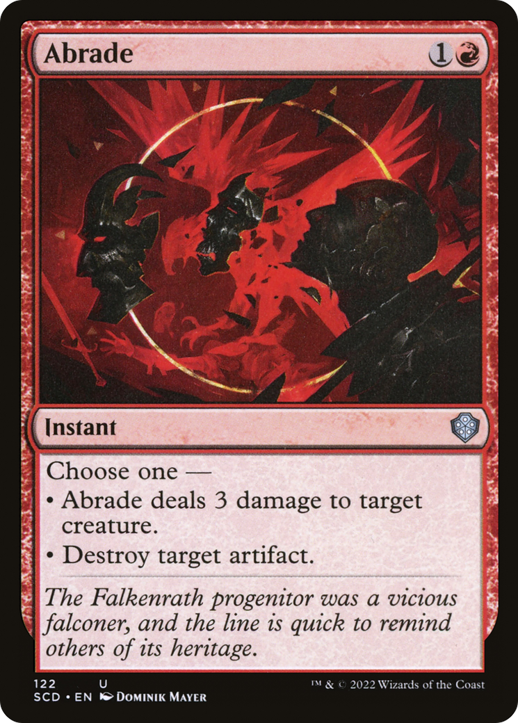 Abrade [Starter Commander Decks] | Black Swamp Games