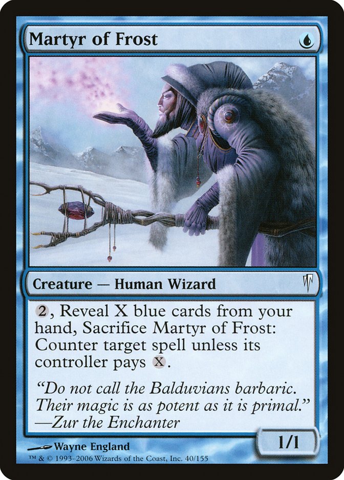 Martyr of Frost [Coldsnap] | Black Swamp Games