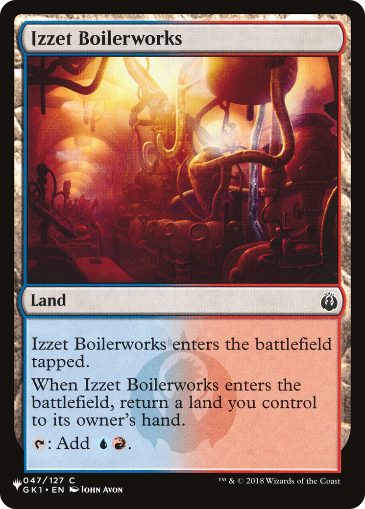 Izzet Boilerworks (GK1) [The List] | Black Swamp Games