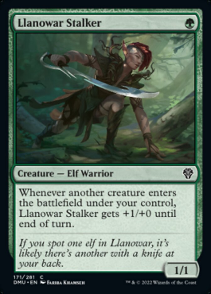 Llanowar Stalker [Dominaria United] | Black Swamp Games