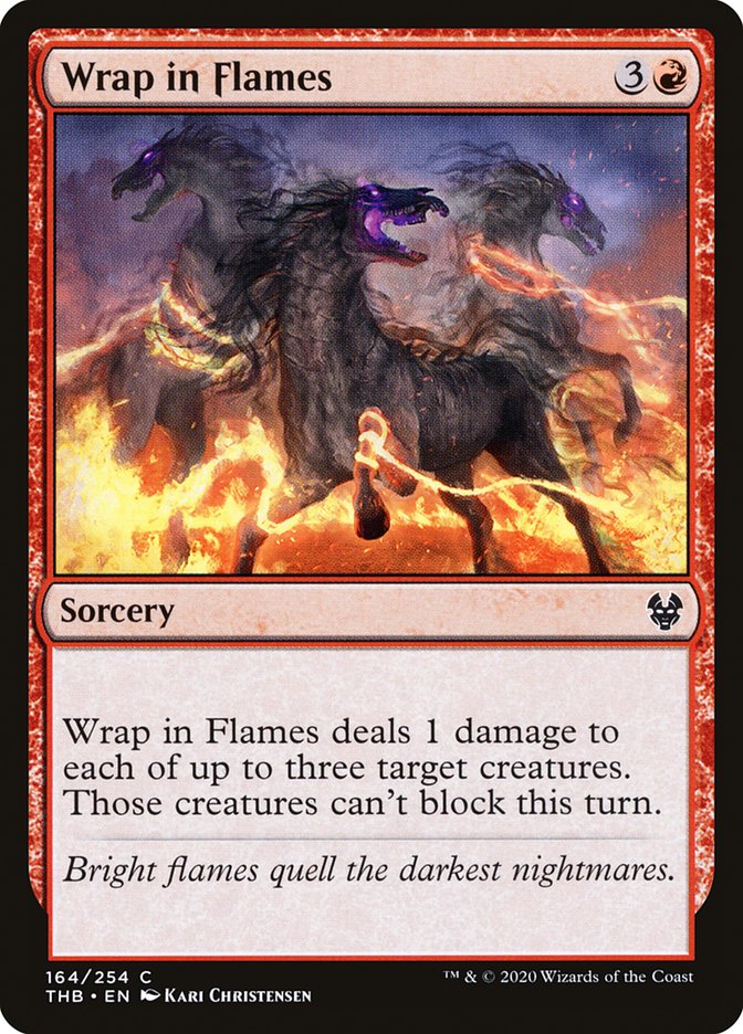 Wrap in Flames [Theros Beyond Death] | Black Swamp Games
