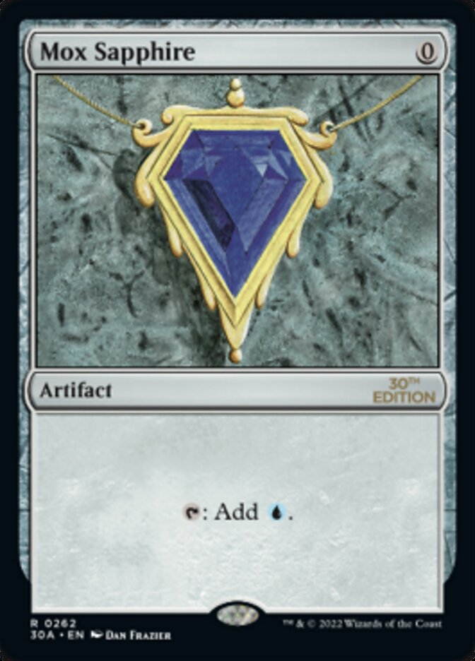 Mox Sapphire [30th Anniversary Edition] | Black Swamp Games