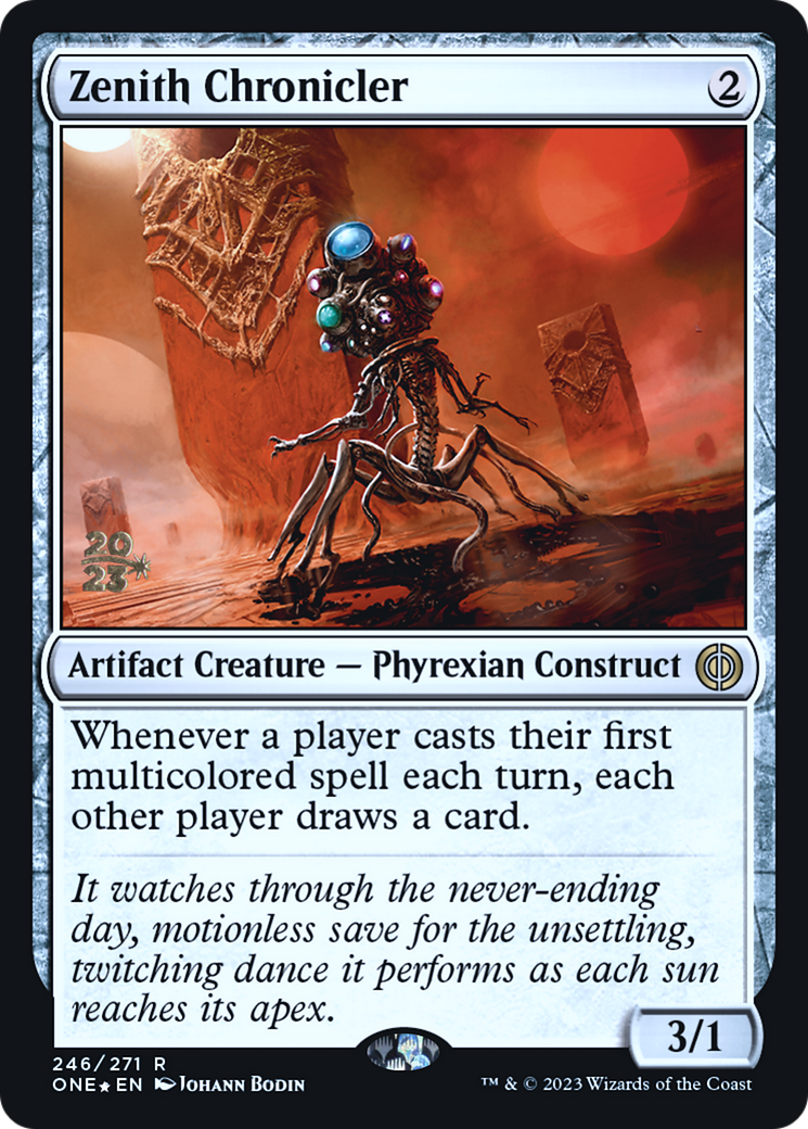 Zenith Chronicler [Phyrexia: All Will Be One Prerelease Promos] | Black Swamp Games
