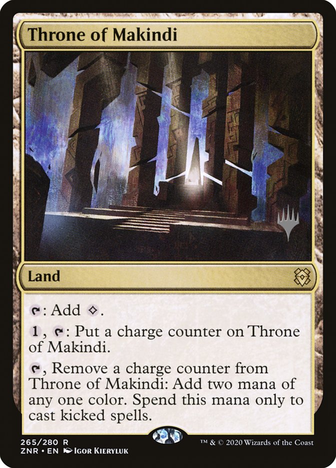Throne of Makindi (Promo Pack) [Zendikar Rising Promos] | Black Swamp Games