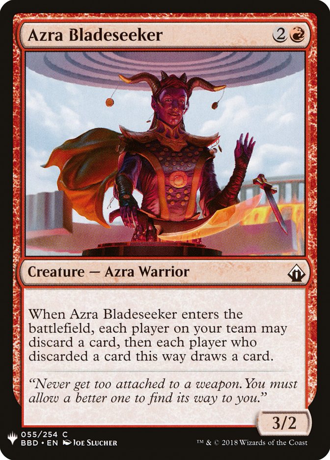 Azra Bladeseeker [Mystery Booster] | Black Swamp Games