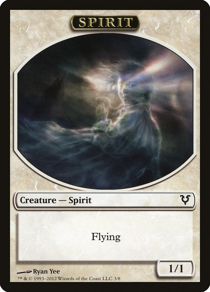 Spirit Token (3/8) [Avacyn Restored Tokens] | Black Swamp Games