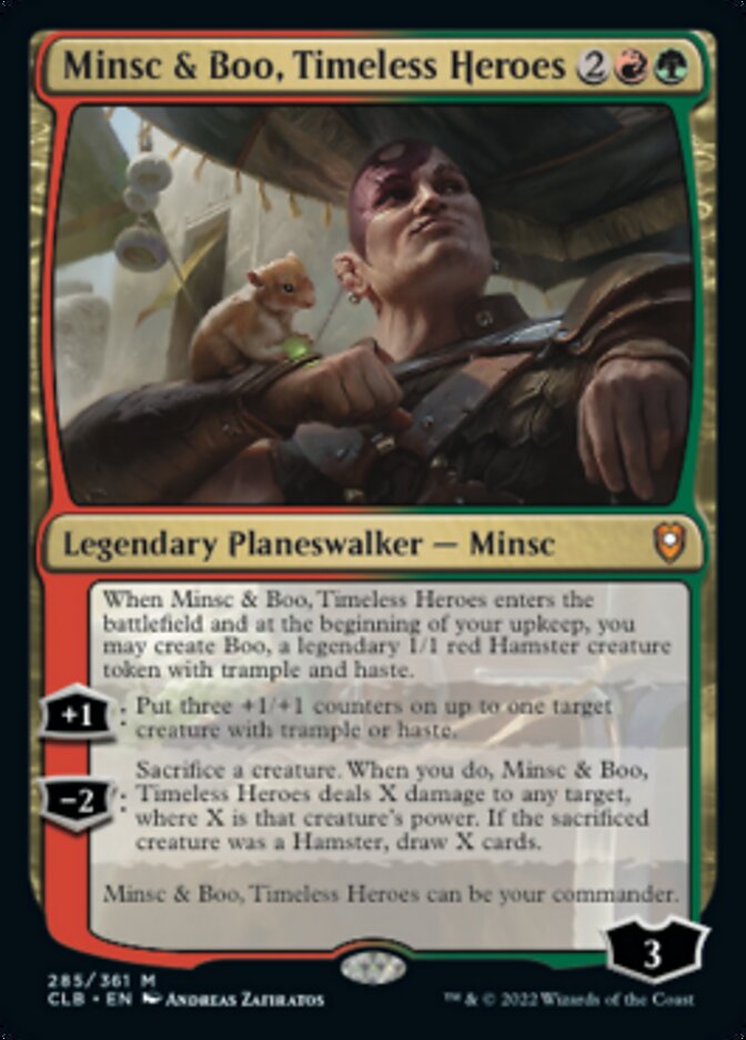 Minsc & Boo, Timeless Heroes [Commander Legends: Battle for Baldur's Gate] | Black Swamp Games