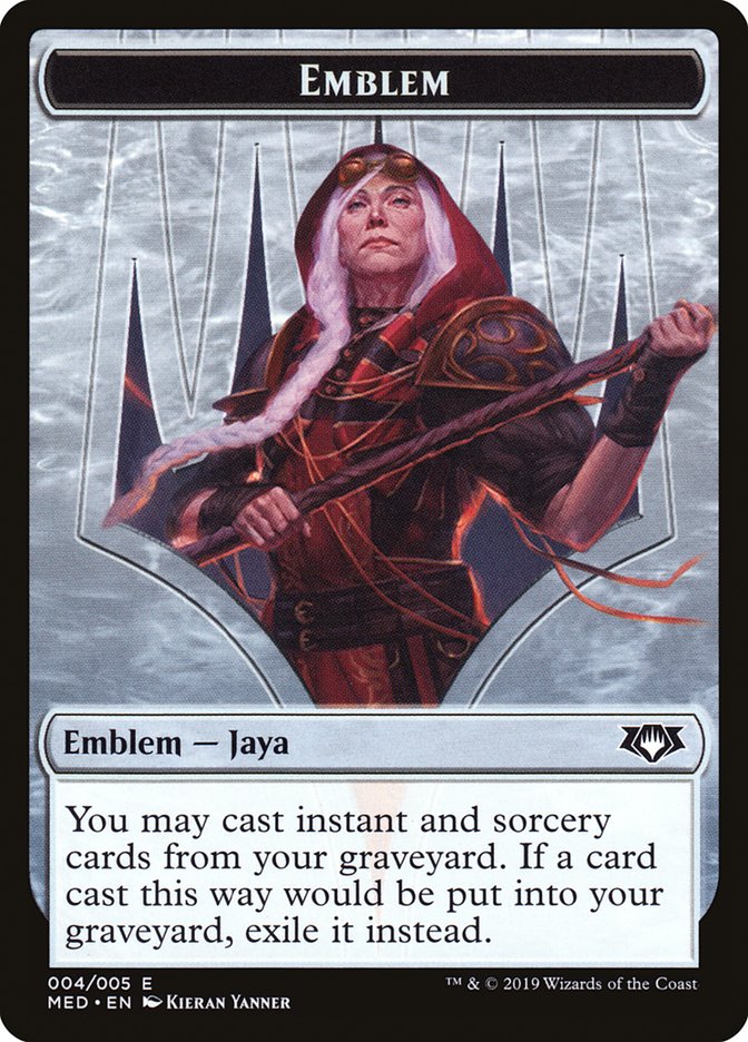 Jaya Ballard Emblem [Mythic Edition Tokens] | Black Swamp Games
