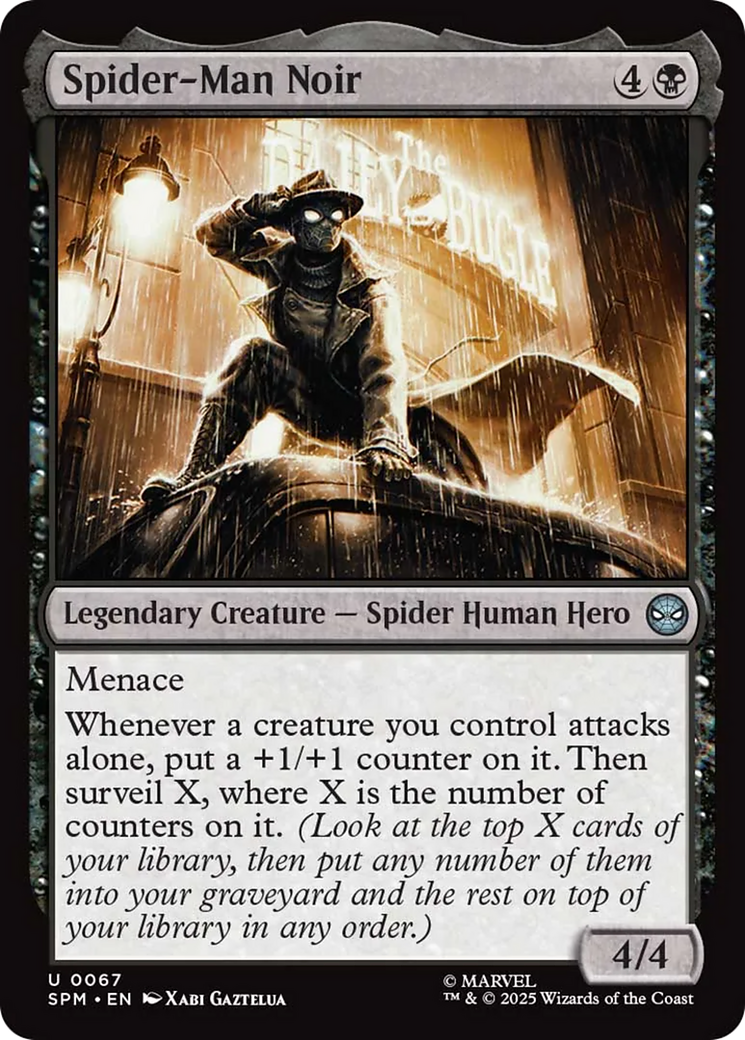 Spider-Man Noir [Marvel's Spider-Man] | Black Swamp Games
