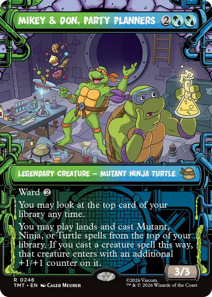 Mikey & Don, Party Planners (Showcase) [Teenage Mutant Ninja Turtles] | Black Swamp Games
