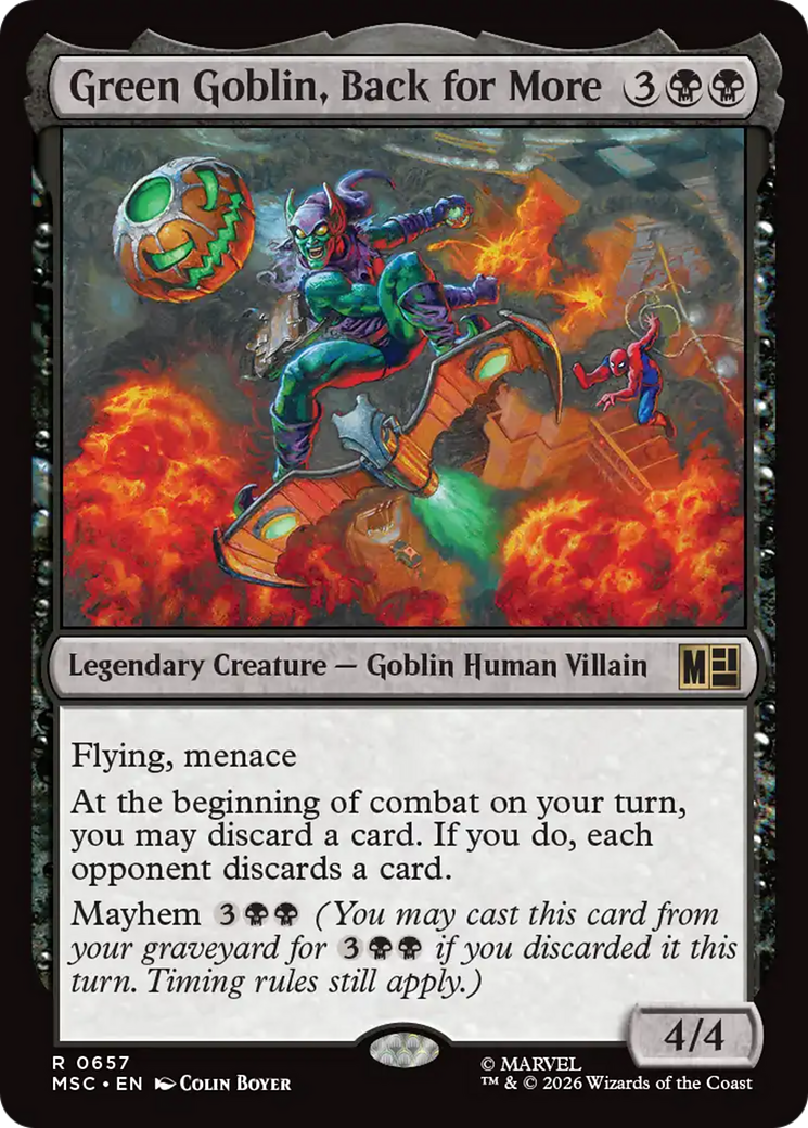 Green Goblin, Back for More [Marvel Super Heroes Commander] | Black Swamp Games