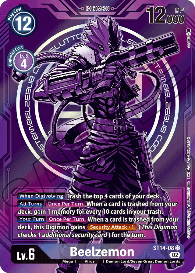 Beelzemon [ST14-08] (Alternate Art) [Starter Deck: Beelzemon Advanced Deck Set] | Black Swamp Games